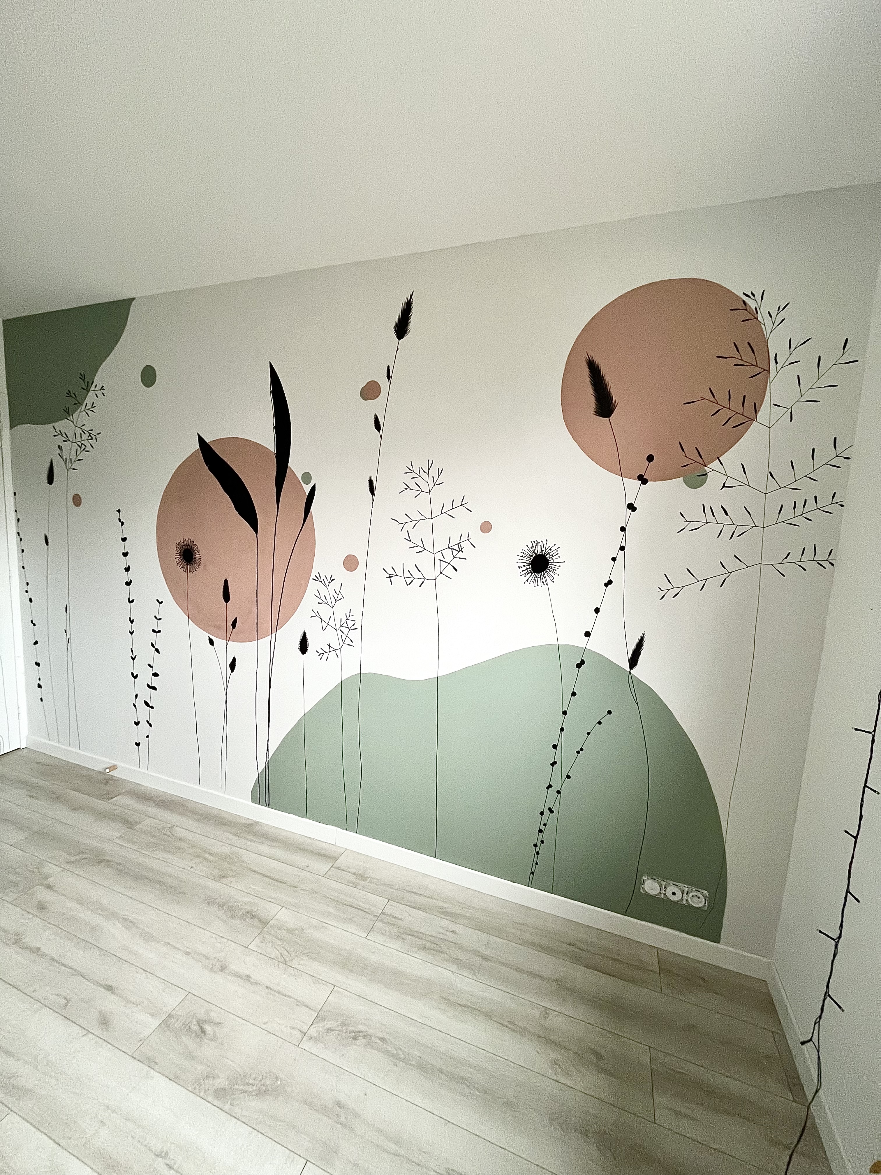 Fresque murale chambre enfant thème océan Rennes