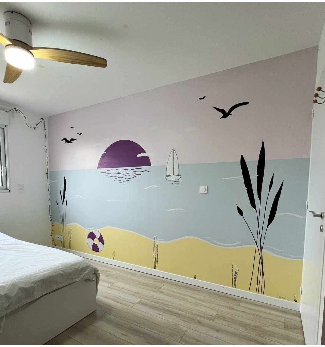 Fresque murale cuisine Rennes